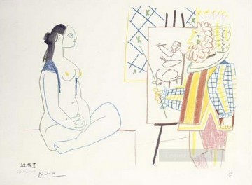  modelo - El artista y su modelo II 1958 Pablo Picasso